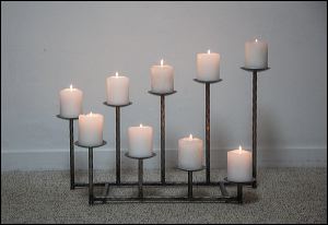 fireplace candelabra