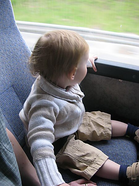 This is Erika catching the view of Paris from the bus into the city.