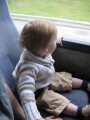 This is Erika catching the view of Paris from the bus into the city.