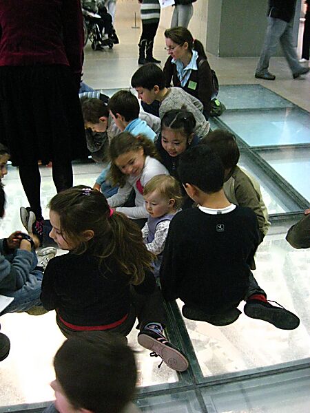 The third and last full day of our stay we went walking through Jean and Martine's neighborhood (popped in a few cute stores) and ended at the Mus�e d'Orsay. Erika decided to join a tour group of Parisian children.