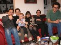 Paul, Paula, Erika, Sara (C�cile and David's cousin), Alice (8 months pregnant with Jean and Martine's grandchild number 2--another boy!) and David.